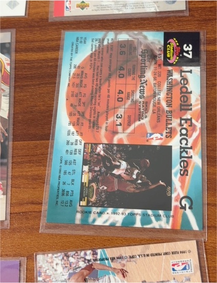 1992-93 Upper Deck #37 Ledell Eackles — front