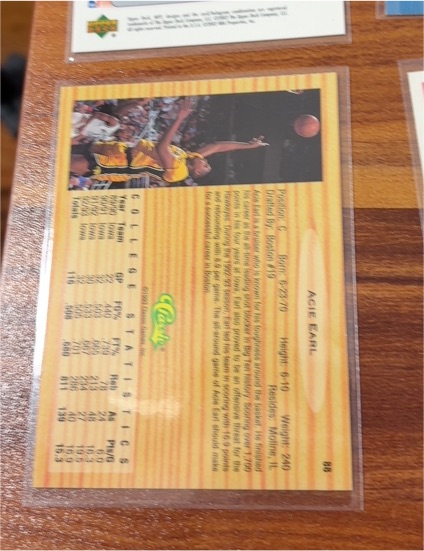 1993 Upper Deck #88 Acie Earl — front