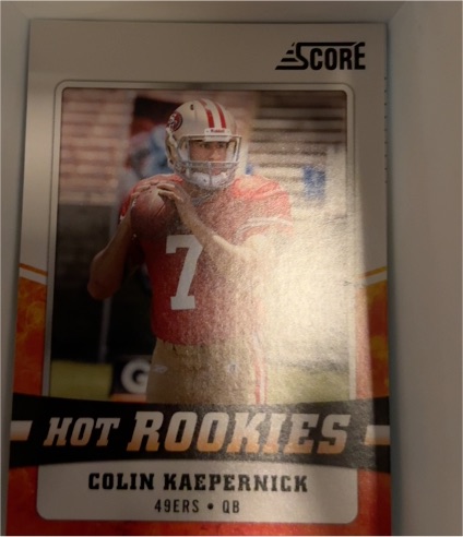 2011 Score Hot Rookies #8 Colin Kaepernick — front