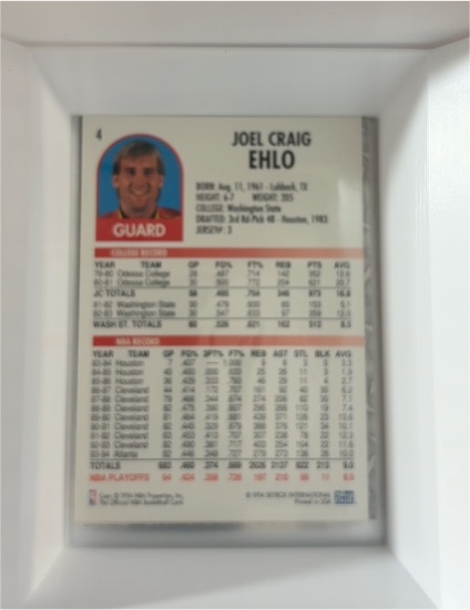 1991-92 NBA Hoops #37 Joel Craig Ehlo — front