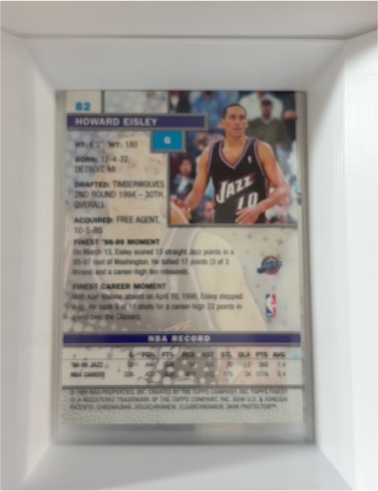 1999 Upper Deck Victory #82 Howard Eisley — front