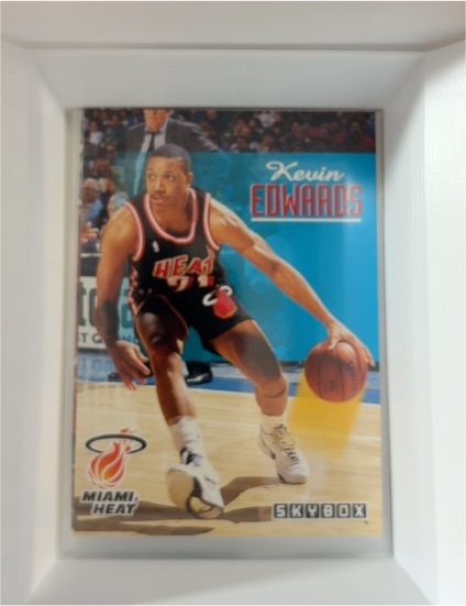 1992-93 Skybox #125 Kevin Edwards Miami Heat — front