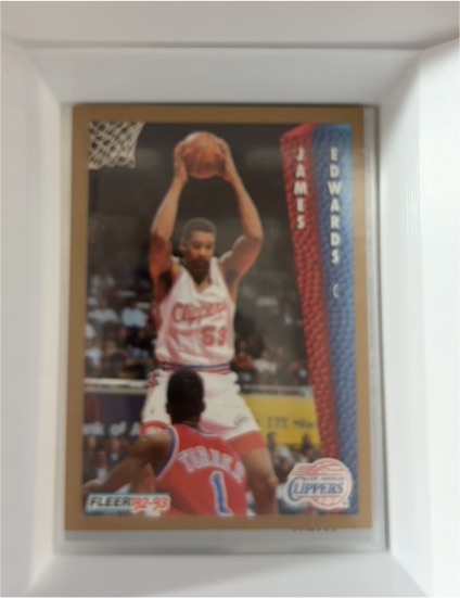1992-93 Fleer #98 James Edwards — front