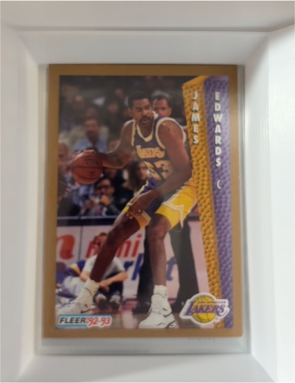 1992-93 Fleer #363 James Edwards — front