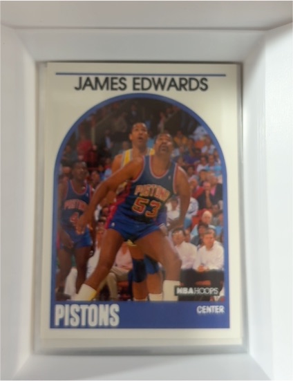 1989-90 NBA Hoops #284 James Edwards — front