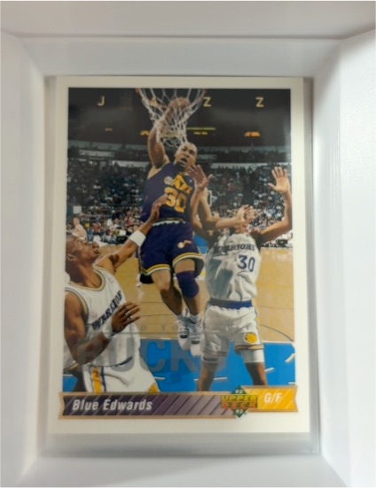 1992-93 Upper Deck #87 Blue Edwards — front