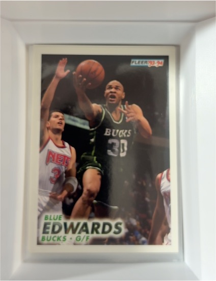 1993-94 Fleer #118 Blue Edwards — front