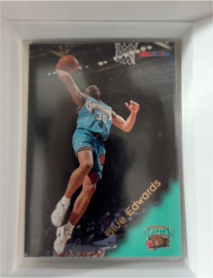 1996-97 Hoops #164 Blue Edwards — front