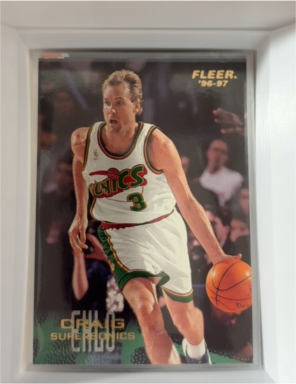 1996-97 Fleer #251 Craig Ehlo Seattle SuperSonics — front