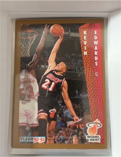 1992-93 Fleer #117 Kevin Edwards — front