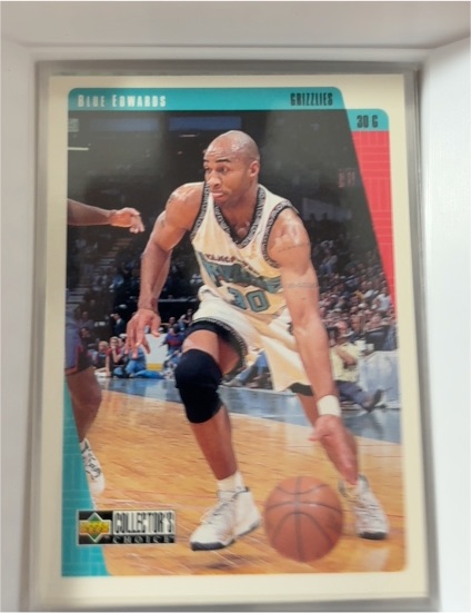 1997-98 Upper Deck Collector's Choice #347 Blue Edwards — front