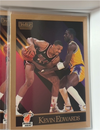 1990-91 SkyBox #146 Kevin Edwards — front