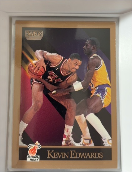 1990-91 SkyBox #146 Kevin Edwards — front