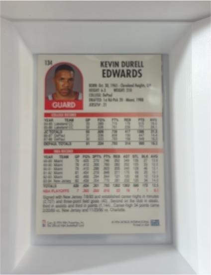 1989-90 Fleer #81 Kevin Edwards — front