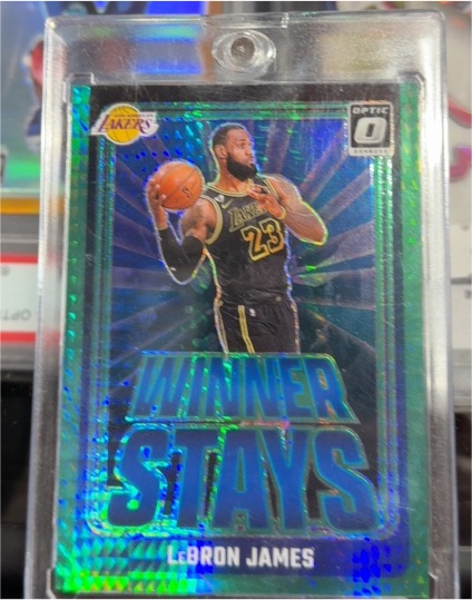 2024-25 Panini Donruss Optic #1 LeBron James Winner Stays — front