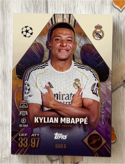 2024 Topps Match Attax #DAB 8 Kylian Mbappé — front