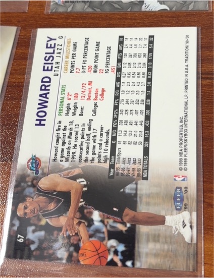 1999 Fleer #67 Howard Eisley — front