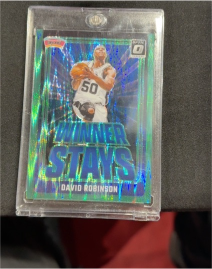2024-25 Panini Donruss Optic #15 David Robinson Winner Stays — front
