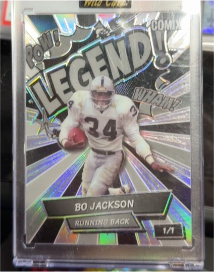 2025 Wild Card Comix #1/1 Bo Jackson — front