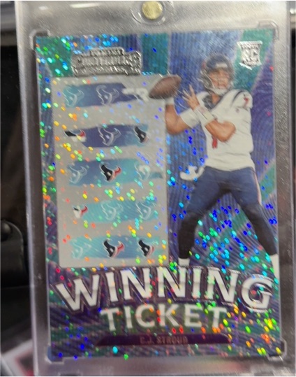 2023 Panini Contenders Winning Ticket #19 C.J. Stroud Rookie Card — front