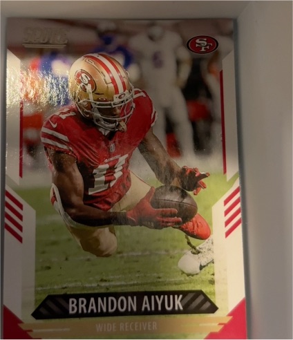 2021 Panini Score #265 Brandon Aiyuk — front