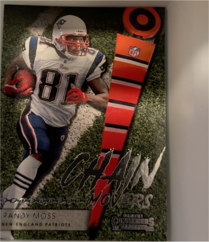 2021 Panini Contenders Chain Movers #CM-RMO Randy Moss — front