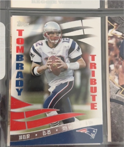 2008 Topps Tom Brady Tribute #TBT-TB16 Tom Brady — front