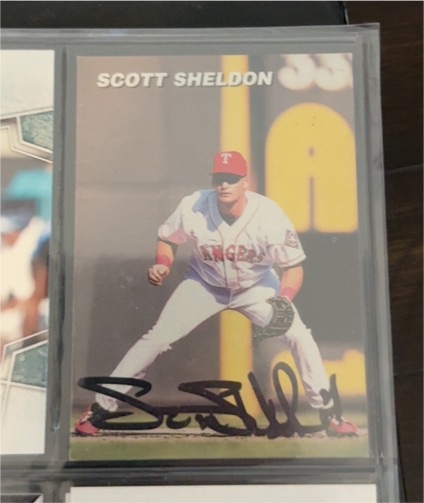 2000 IP Scott Sheldon Texas Rangers — front