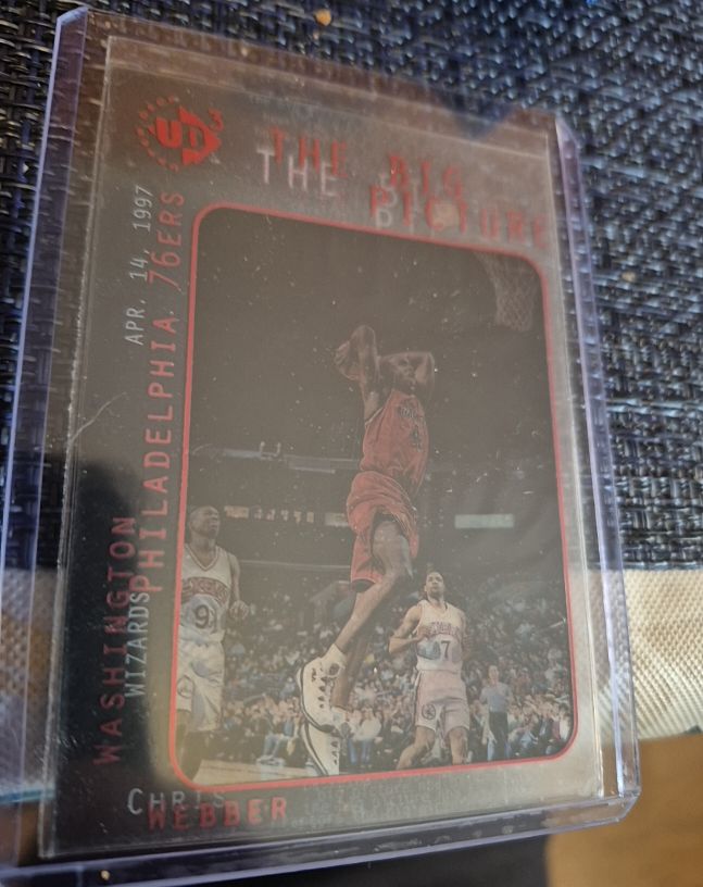 1997-98 Upper Deck UD3 The Big Picture #56 Chris Webber — front