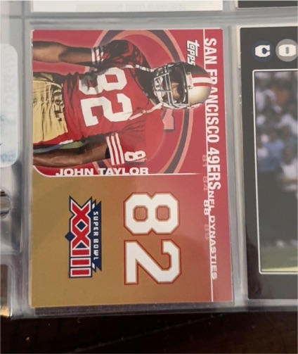 2008 Topps NFL Dynasties Tribute #DYN-JT John Taylor — front