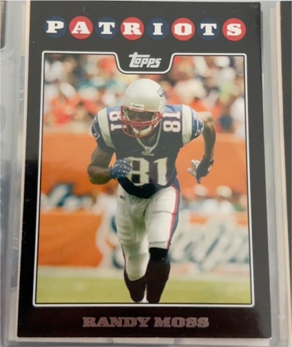 2008 Topps #2 Randy Moss — front