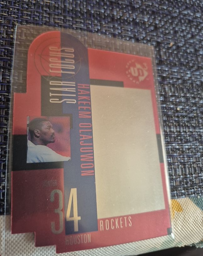 1996-97 Upper Deck UD3 #22 Hakeem Olajuwon — front
