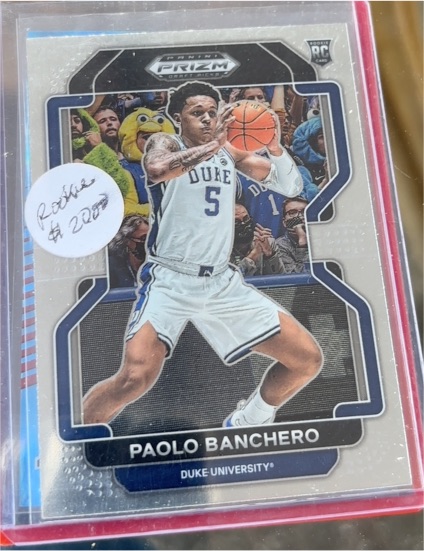 2022-23 Panini Prizm Draft Picks #52 Paolo Banchero RC — front