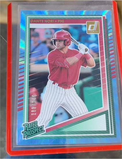 2025 Donruss Rated Prospects #190 Dante Nori — front