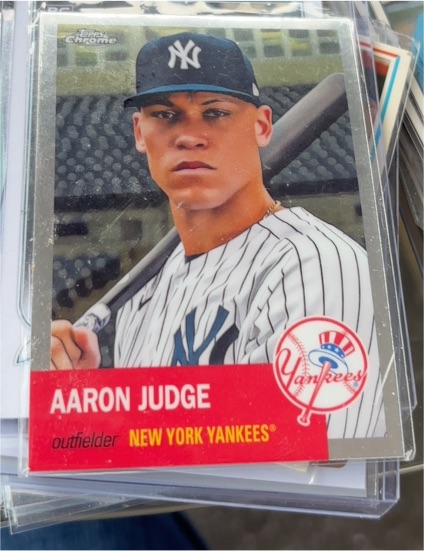 2025 Topps Heritage Chrome #380 Aaron Judge — front