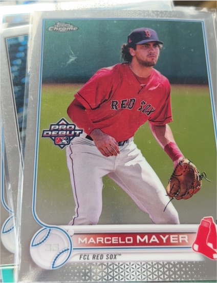 2022 Topps Pro Debut Chrome #PDC-92 Marcelo Mayer — front