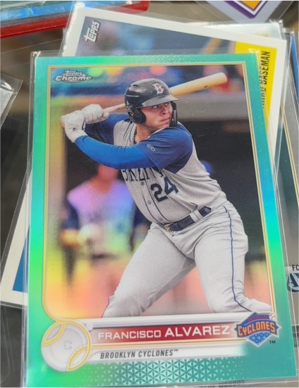 2022 Topps Pro Debut Chrome #PDC-18 Francisco Alvarez — front