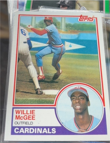 1983 Topps #49 Willie McGee — front