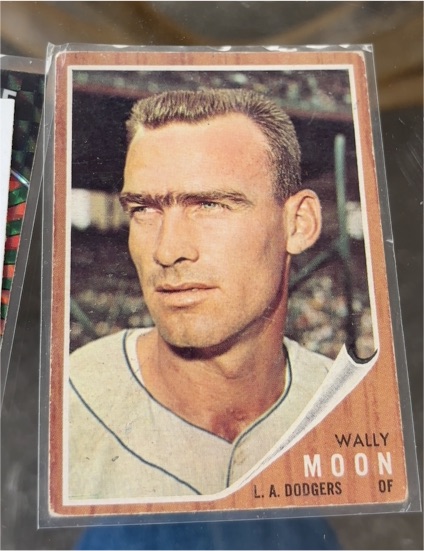 1962 Topps #190 Wally Moon — front