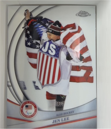 2026 Topps Chrome U.S. Winter Olympics #75 Jen Lee — front