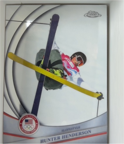 2026 Topps Chrome U.S. Winter Olympics #55 Hunter Henderson — front
