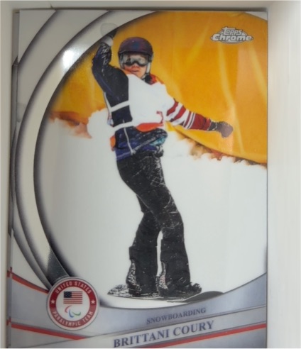 2026 Topps Chrome U.S. Winter Olympics #147 Brittani Coury — front