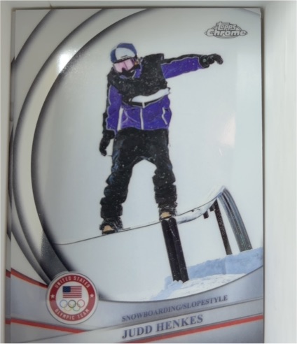 2026 Topps Chrome U.S. Winter Olympics #114 Judd Henkes — front