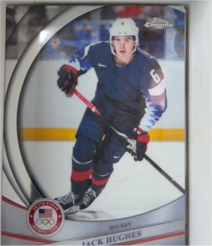 2026 Topps Chrome US Winter Olympics #37 Jack Hughes — front