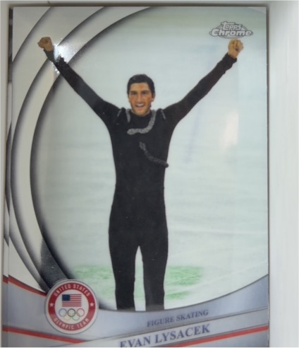 2026 Topps Chrome U.S. Winter Olympics #41 Evan Lysacek — front