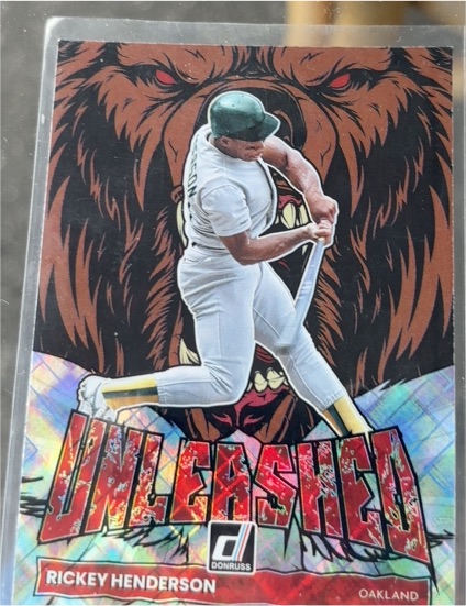 2022 Donruss Unleashed #UL-17 Rickey Henderson — front