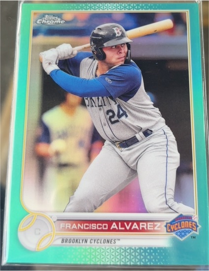 2022 Topps Pro Debut Chrome #PDC-18 Francisco Alvarez — front