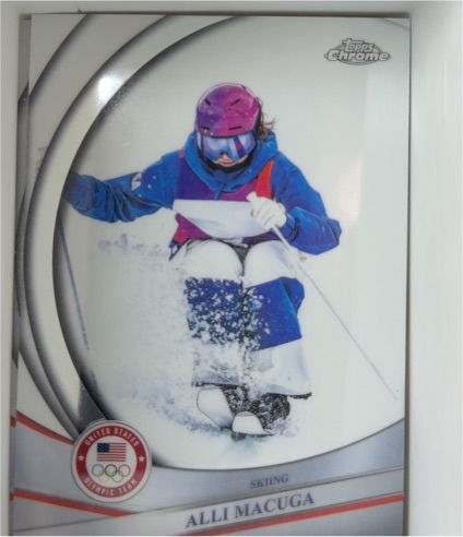 2026 Topps Chrome U.S. Winter Olympic #167 Alli Macuga — front