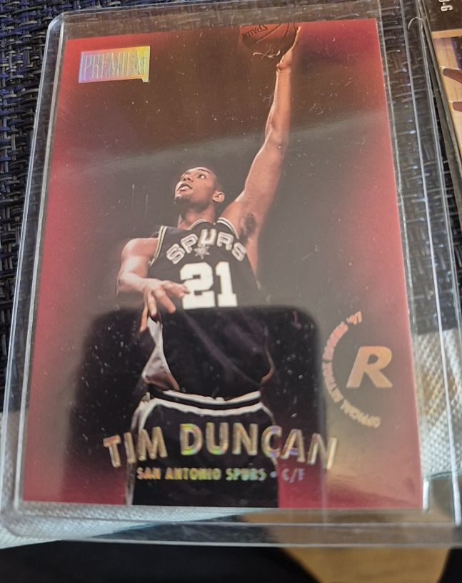 1997-98 Skybox Premium #112 Tim Duncan Rookie — front