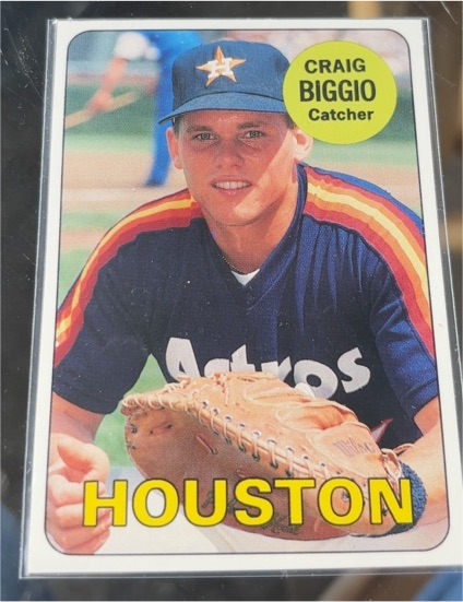 1990 Baseball Cards Magazine #1 Craig Biggio — front